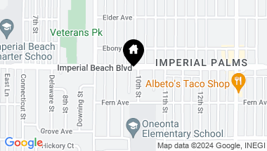 Map of 1019 Imperial Beach Blvd, Imperial Beach CA, 91932