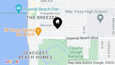 Map of 223 Ebony, Imperial Beach CA, 91932