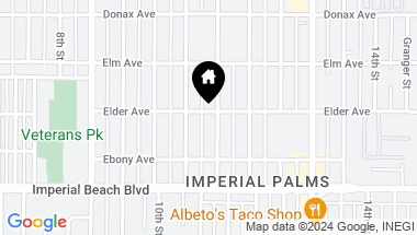 Map of 1125 Elder Ave, Imperial Beach CA, 91932