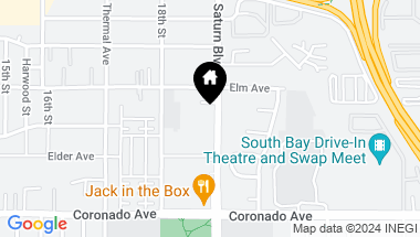 Map of 920 Saturn Boulevard, San Diego CA, 92154