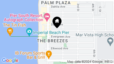 Map of 161 Elm Avenue, Imperial Beach CA, 91932