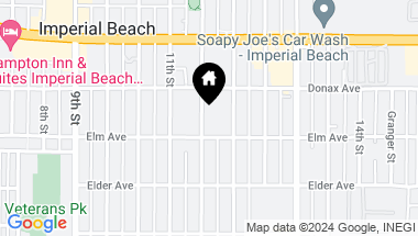 Map of 855 Florida Street, Imperial Beach CA, 91932
