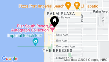 Map of 807 Seacoast, Imperial Beach CA, 91932