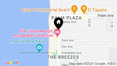 Map of 801 b Seacoast Drive b, Imperial Beach CA, 91932