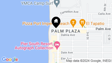 Map of 704 Seacoast Drive, Imperial Beach CA, 91932