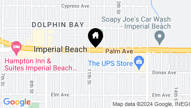 Map of 1115 Palm, Imperial Beach CA, 91932