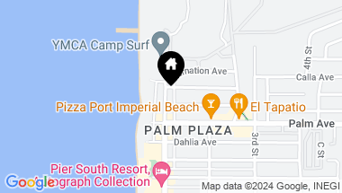 Map of 645-655 Seacoast Dr, Imperial Beach CA, 91932