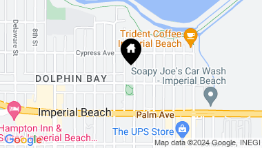 Map of 576-578 Florida Street, Imperial Beach CA, 91932