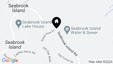 Map of 2109 Royal Pine Drive, Seabrook Island SC, 29455