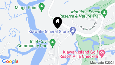 Map of 132 Bobcat Lane, Kiawah Island SC, 29455