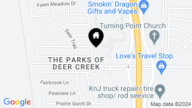 Map of 10717 Ivy Creek Lane, Fort Worth TX, 76140