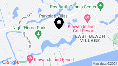 Map of 4580 Park Lake Drive # 4580, Kiawah Island SC, 29455
