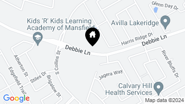Map of 901 Debbie Lane, Arlington TX, 76002