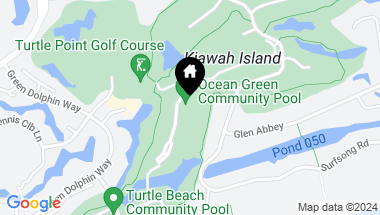 Map of 20 Ocean Green Drive, Kiawah Island SC, 29455