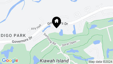 Map of 21 Arrowhead Hall, Kiawah Island SC, 29455