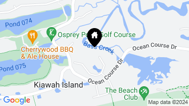 Map of 308 Ocean Oaks Court, Kiawah Island SC, 29455