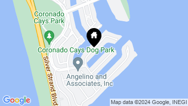 Map of 42 Blue Anchor Cay Road, Coronado CA, 92118