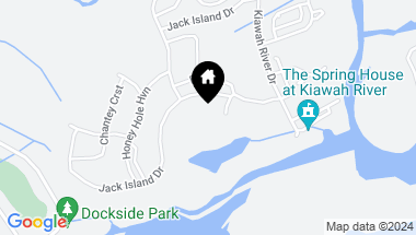 Map of 8326 Jack Island Drive, Johns Island SC, 29455