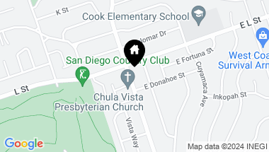 Map of 917 Hilltop Drive, Chula Vista CA, 91911