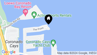 Map of 3 The Point, CORONADO CA, 92118