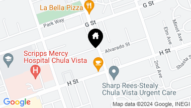 Map of 462 Third Ave, Chula Vista CA, 91910