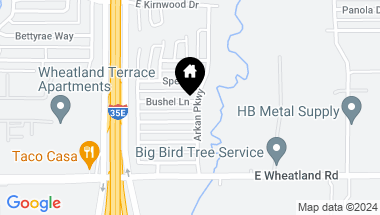 Map of 152 Bushel Lane, Dallas TX, 75241
