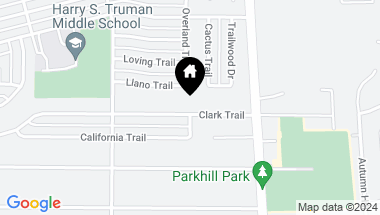Map of 922 Clark Trail, Grand Prairie TX, 75052