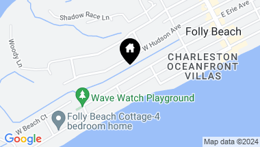Map of 312 W Cooper Avenue, Folly Beach SC, 29439
