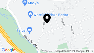 Map of 3751 Putter Place, Bonita CA, 91902