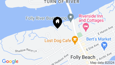 Map of 108 W 2nd Street, Folly Beach SC, 29439