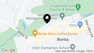Map of 4095 Bonita Rd Unit: 215, Bonita CA, 91902