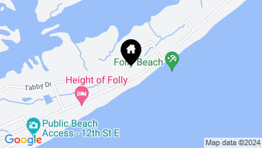 Map of 1420 E Ashley Avenue, Folly Beach SC, 29439