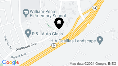 Map of 6759 Parkside Ave, Paradise Hills CA, 92139