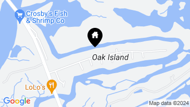 Map of 1632 Oak Island Drive, Charleston SC, 29412