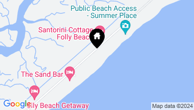 Map of 1695 E Ashley Avenue, Folly Beach SC, 29439