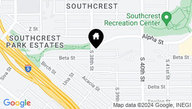 Map of 3812 Beta Street, Logan Heights CA, 92113