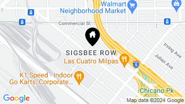 Map of 991 Sigsbee Street, San Diego CA, 92113