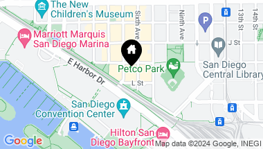 Map of 207 5th Ave # 729, San Diego Downtown CA, 92101