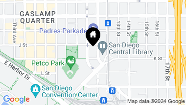 Map of 350 11th Avenue 216, San Diego CA, 92101