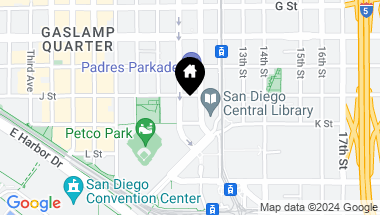 Map of 321 10th Avenue # 803, San Diego Downtown CA, 92101