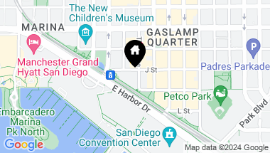 Map of 100 Harbor Dr 3803, San Diego CA, 92101