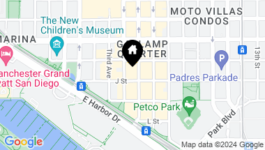 Map of 450 J St # 4121, San Diego Downtown CA, 92101