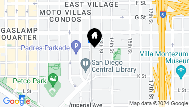 Map of 1225 Island Ave 416, San Diego CA, 92101