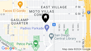 Map of 1050 Island Ave # 405, San Diego Downtown CA, 92101
