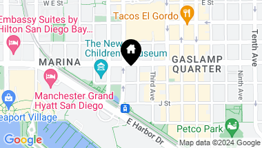 Map of 101 Market St # 403, San Diego Downtown CA, 92101