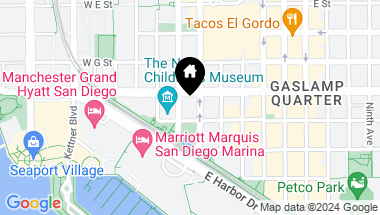 Map of 555 Front St # 1903, San Diego Downtown CA, 92101