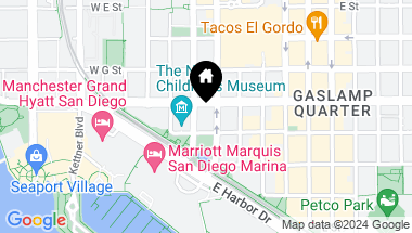 Map of 510 1st Avenue # 904, San Diego Downtown CA, 92101