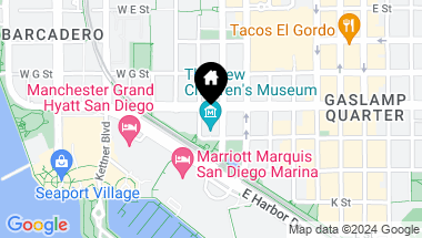 Map of 550 Front St. 2304, San Diego CA, 92101