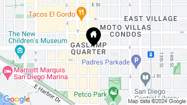Map of 575 6th Ave # 808, San Diego Downtown CA, 92101