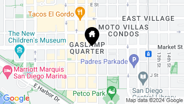 Map of 575 6th 507, San Diego CA, 92101